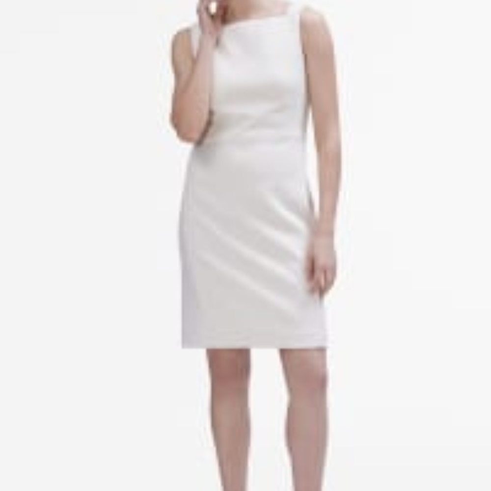 The Cynthia Dress in Ivory Weave